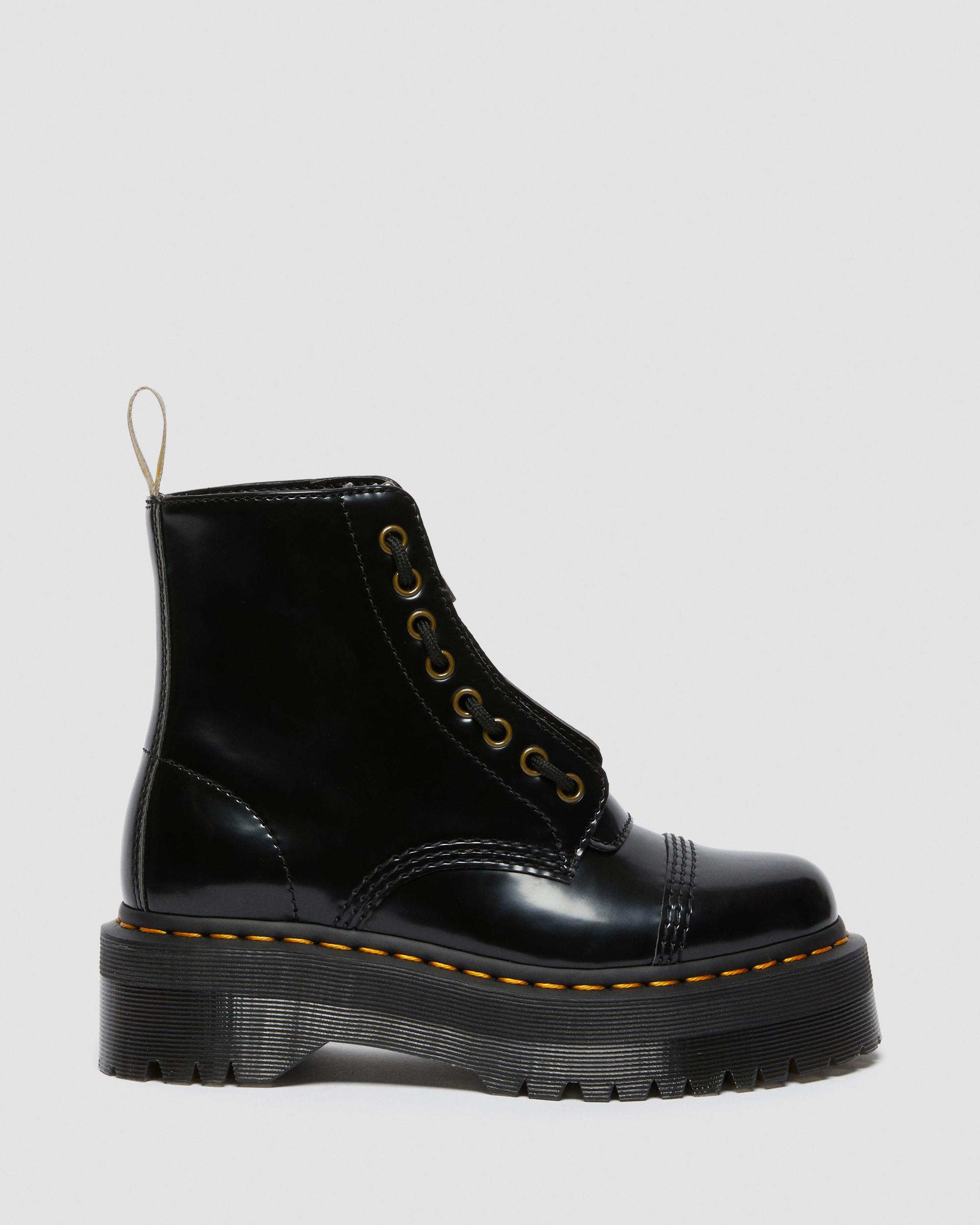 Vegan Sinclair Platform Boots in Black | Dr. Martens