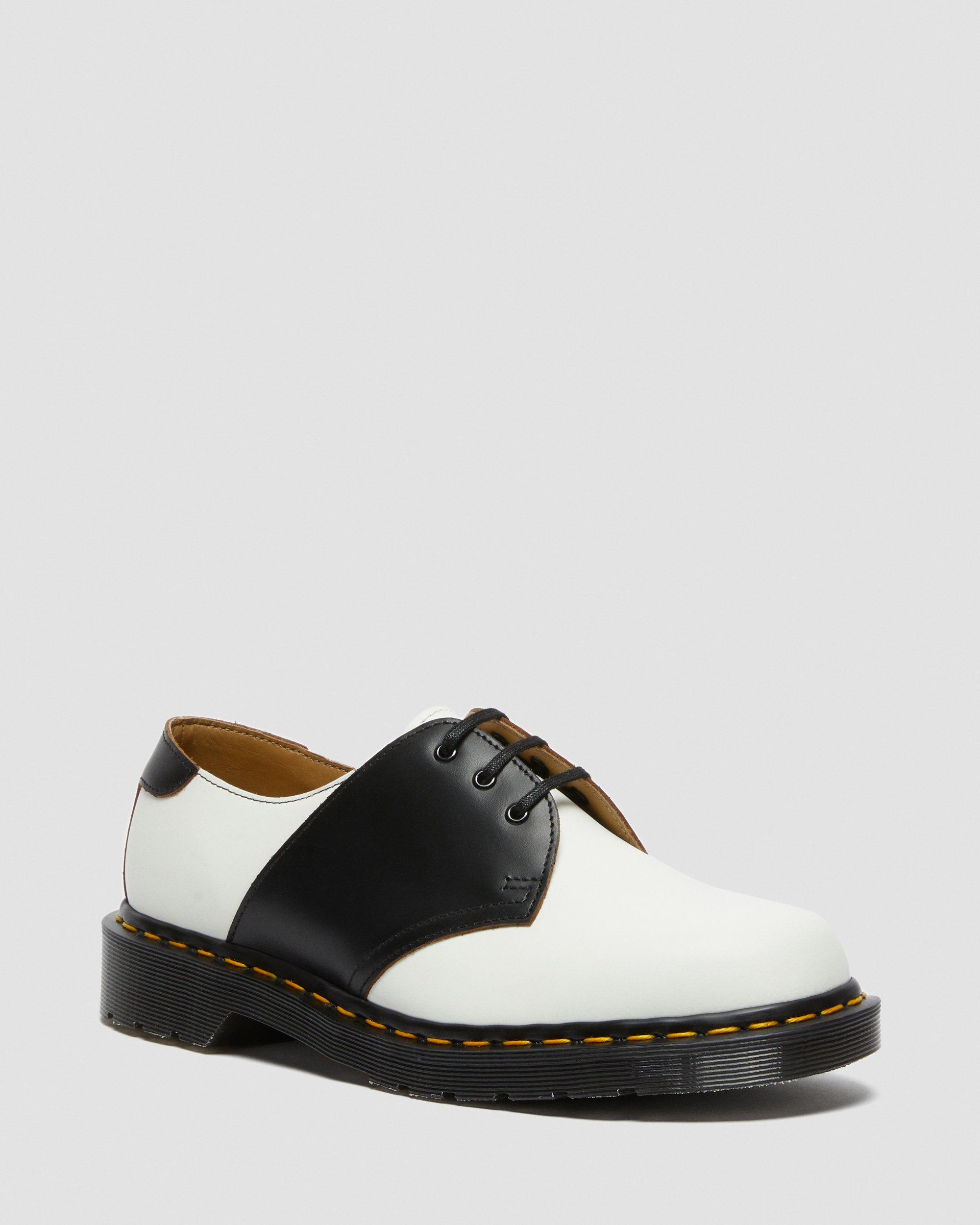 1461 Leather Saddle Shoes in White | Dr. Martens
