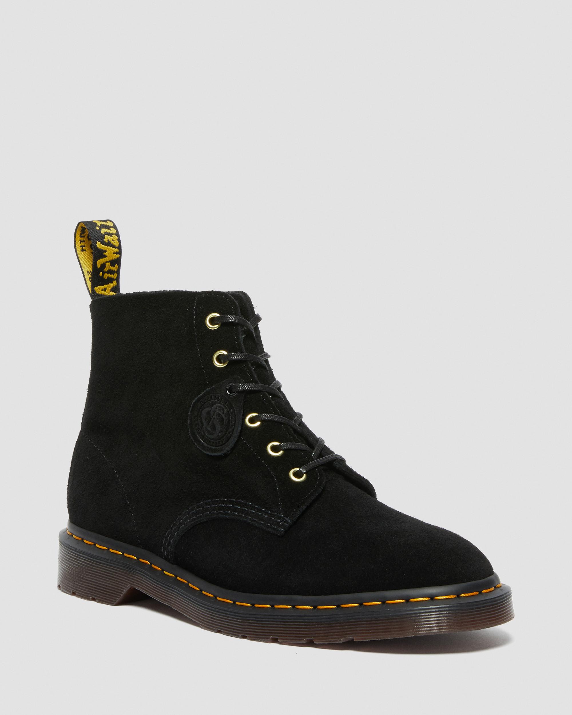 101 Suede Ankle Boots in Black | Dr. Martens