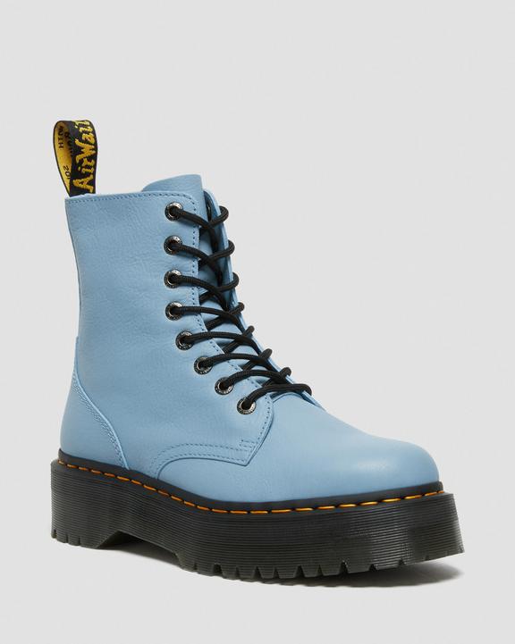 Jadon III Boot Pisa Leather Platforms in Blue | Dr. Martens
