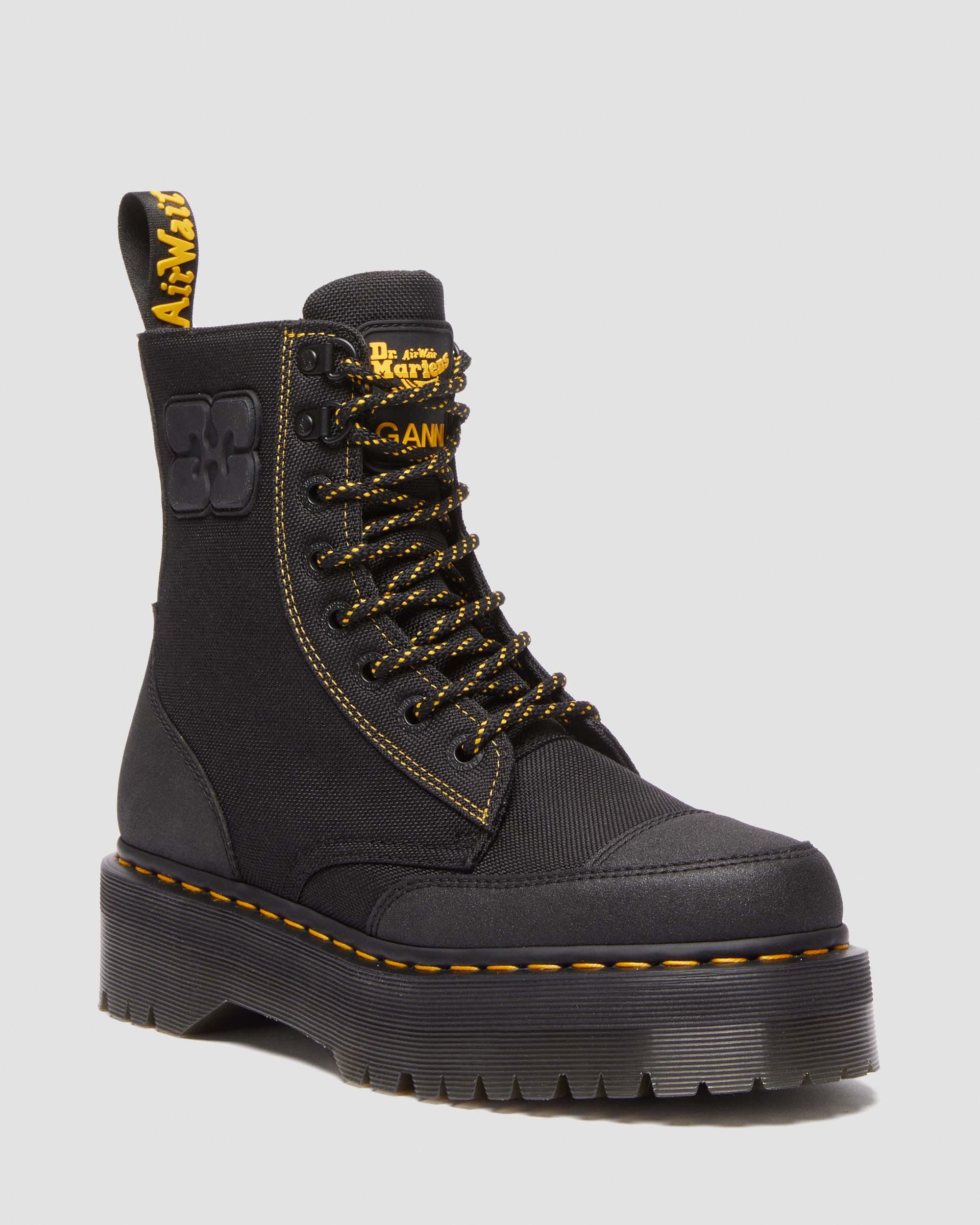 Jadon Boot Ganni Extra Tough Platforms in Black | Dr. Martens