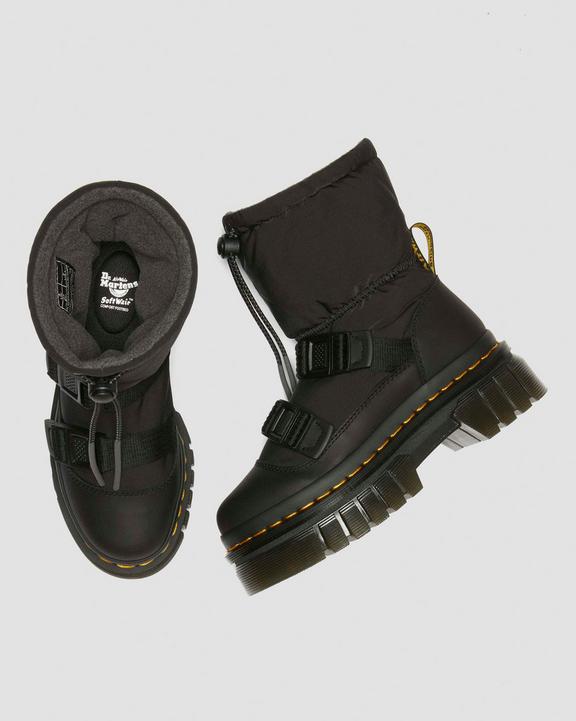 Audrick Lo Puffer Boots in Black | Dr. Martens