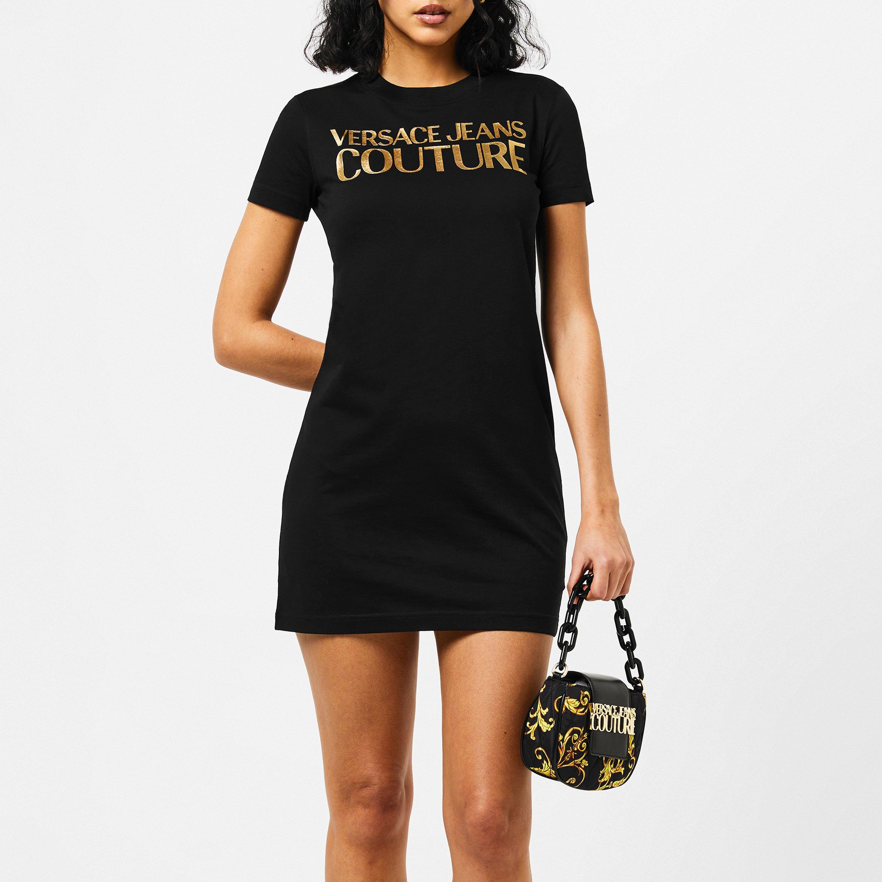 Versace Jeans Couture Jersey Basic Logo Dress | Cruise Fashion