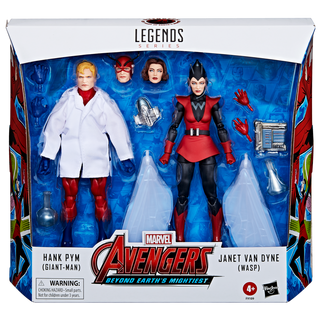Marvel Legends Series Hank Pym (Giant-Man) & Janet Van Dyne (Wasp