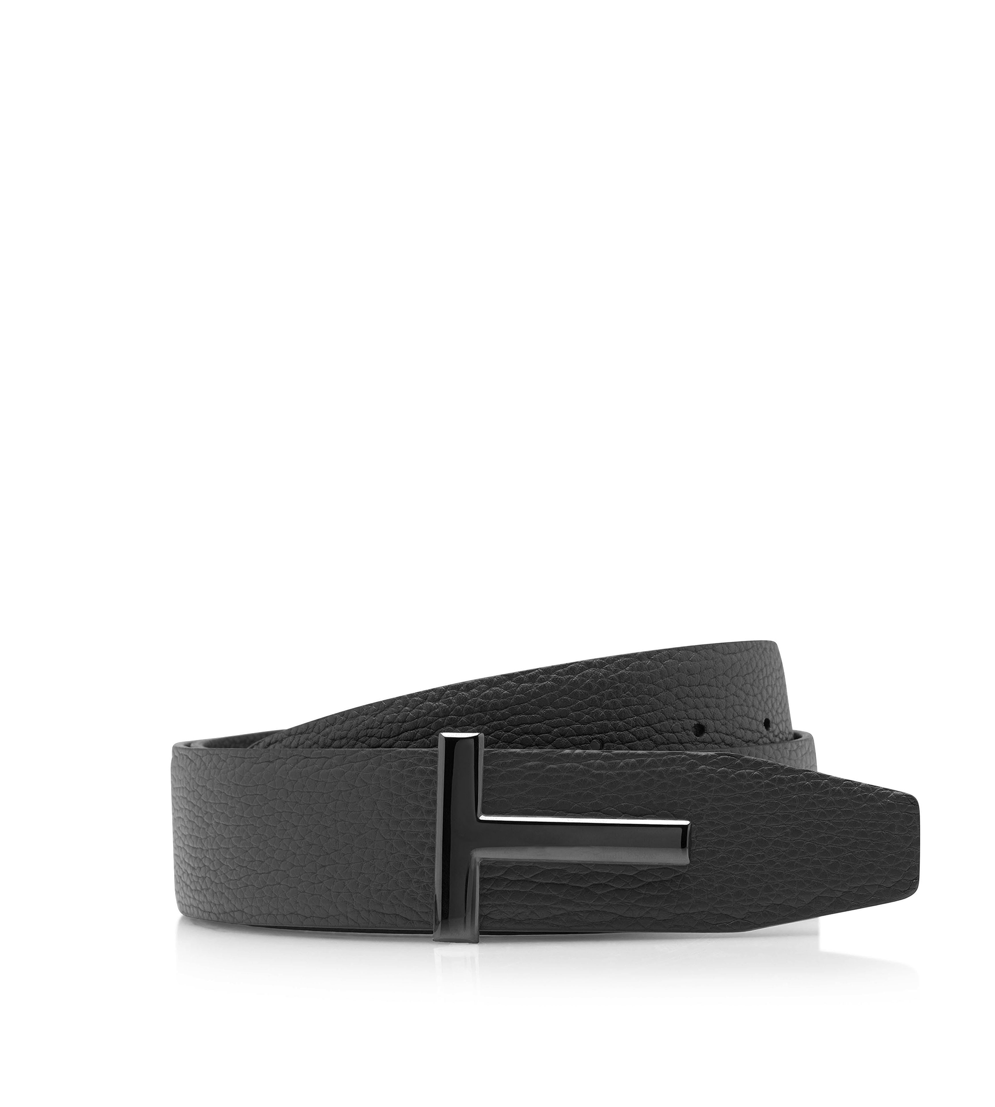 GRAIN LEATHER T ICON BELT | TOM FORD Fashion