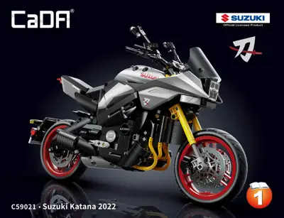 CaDA Suzuki Katana Motorcycle • Set C59021W • SetDB