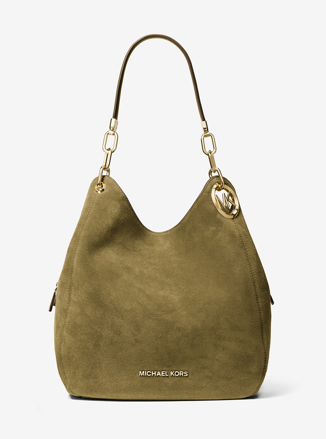 LILLIE(リリー) スエード チェーン ショルダー トート ラージ