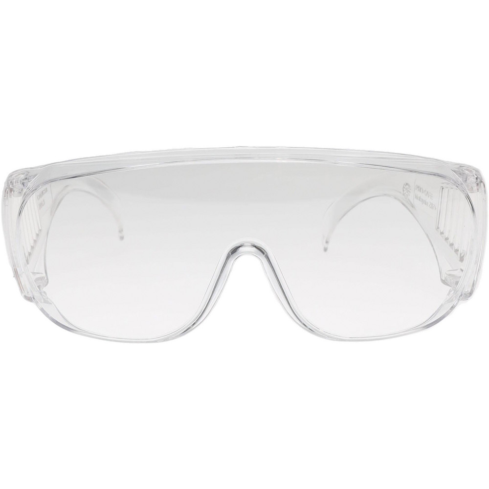 PRO-SAFE - Safety Glasses: Uncoated, Polycarbonate, Clear Lenses