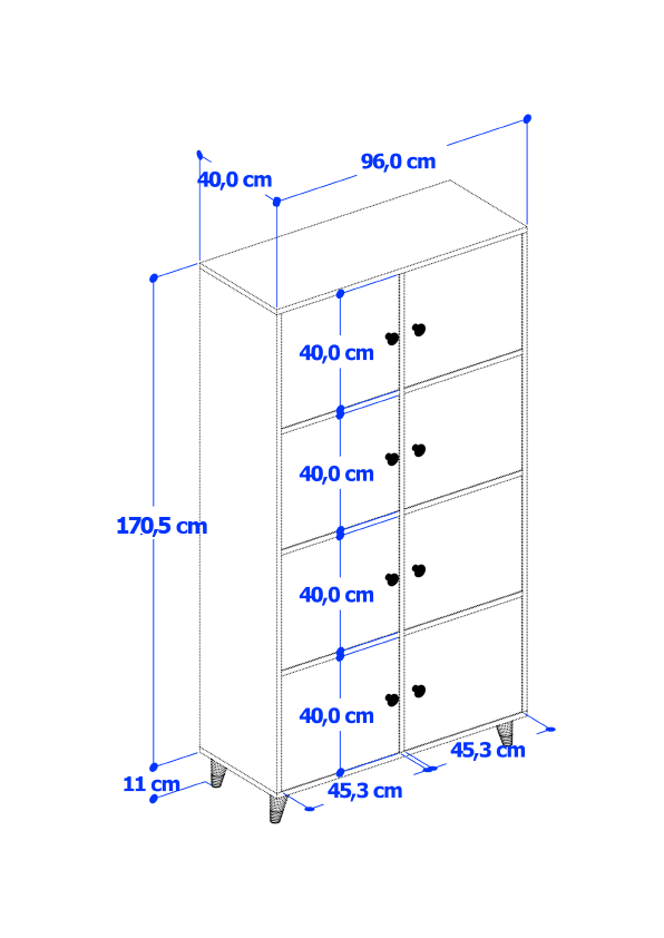 Lego XL Çok Amaçlı Dolap