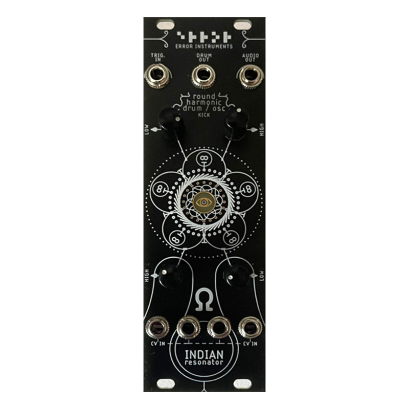 Indian Resonator 4 osc v4 / kick bas drum / black | NEW !! on