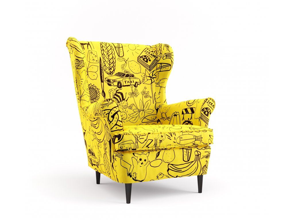 STRANDMON YELLOW - Artefly.com