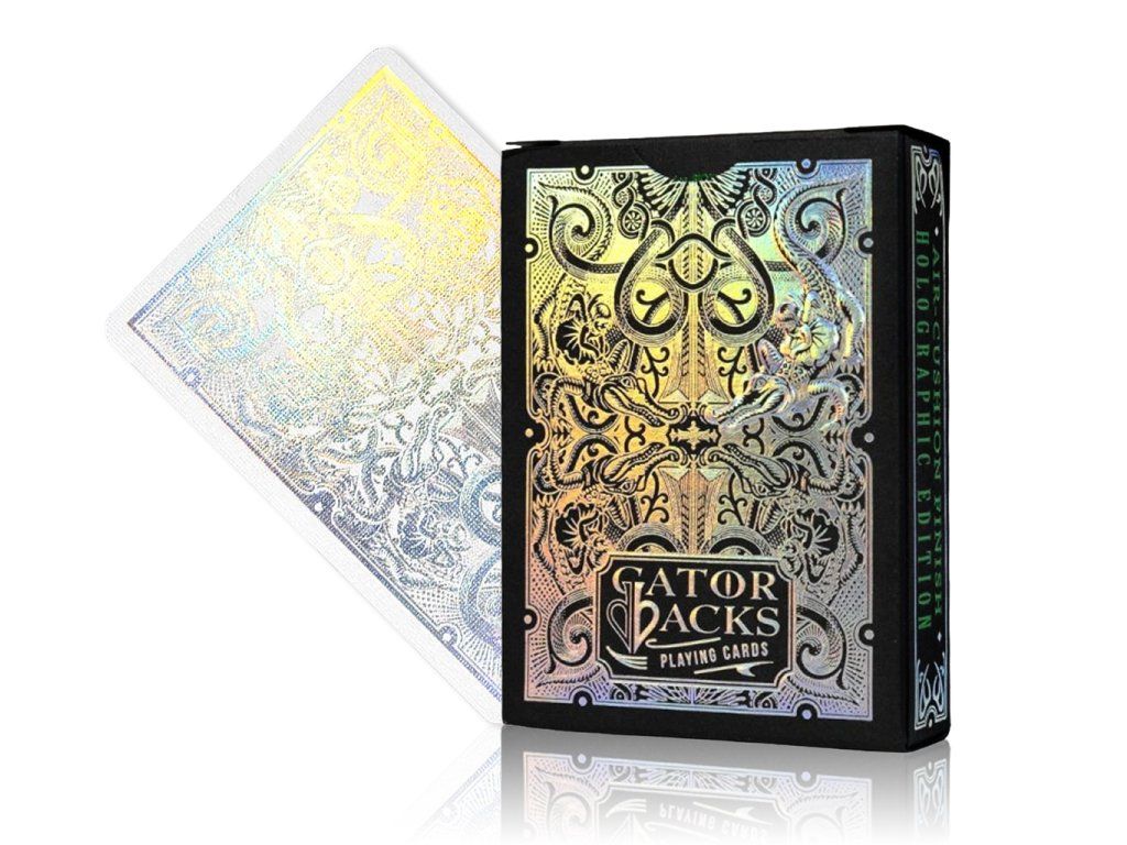 David Blaine Holographic Gatorback Playing Cards - Butterfly Magic