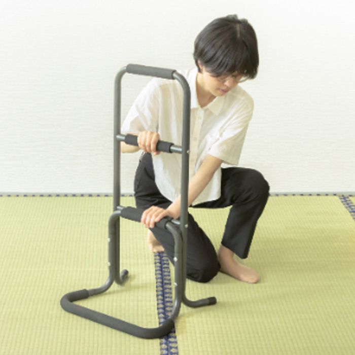 立ち上がり補助手すり ハイタイプ T3-TH81BKの通販｜その他介護用品