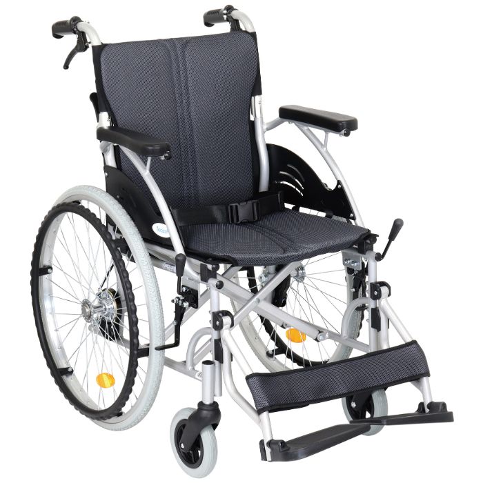 幸和製作所 テイコブ車いす標準型(自走式) WHS07-GYの通販｜シルバー