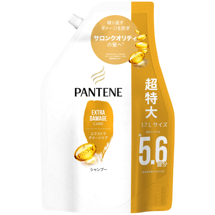 P&G パンテーン エクストラダメージリペア シャンプー 詰替 超特大