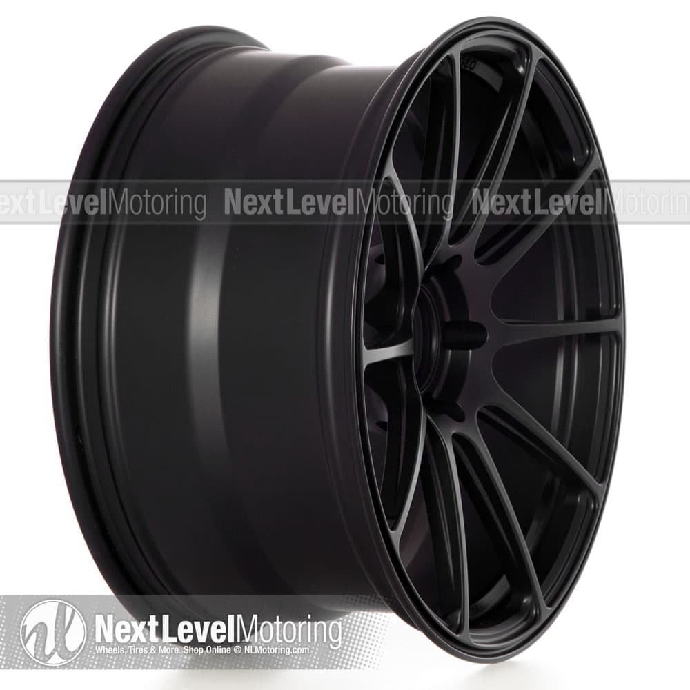 XXR Wheels: 527F 18x9 5x100 Flat Black Rims et35