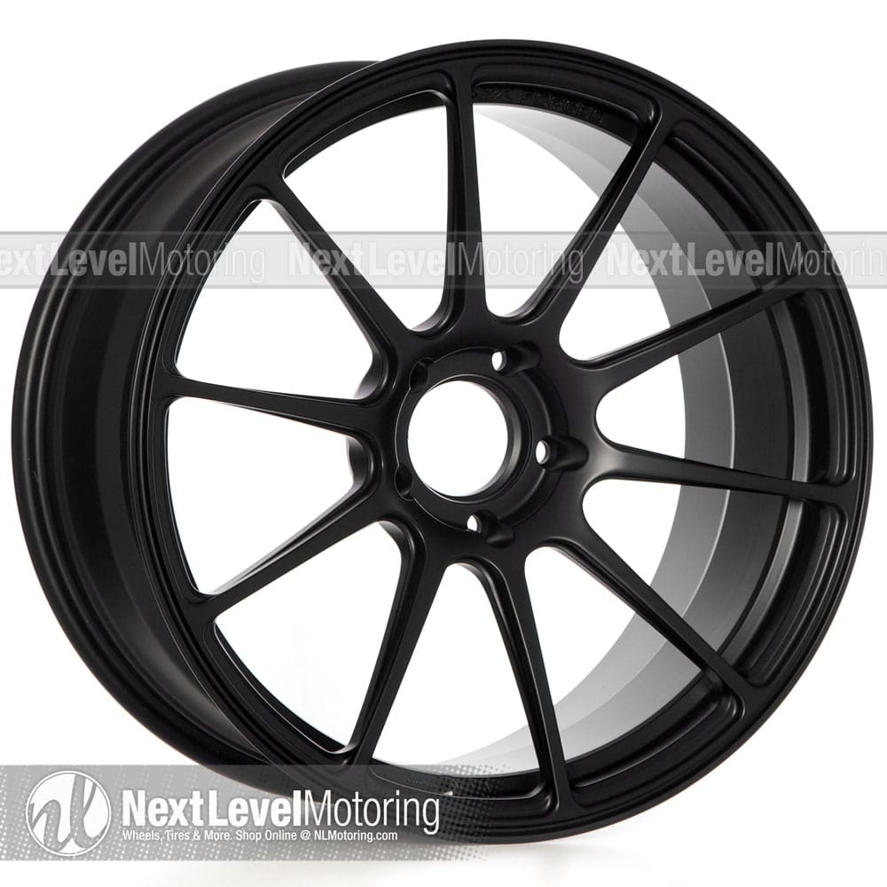 XXR Wheels: 527F 18x9 5x100 Flat Black Rims et35