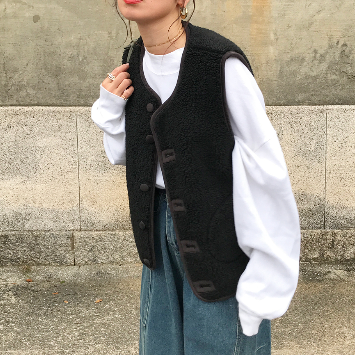 ユニセックス) ウールボアベスト | ファッション通販サイト NUGU