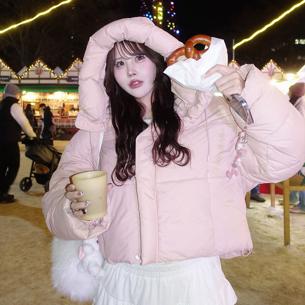 フードショートダックダウンジャケット | ファッション通販サイト NUGU