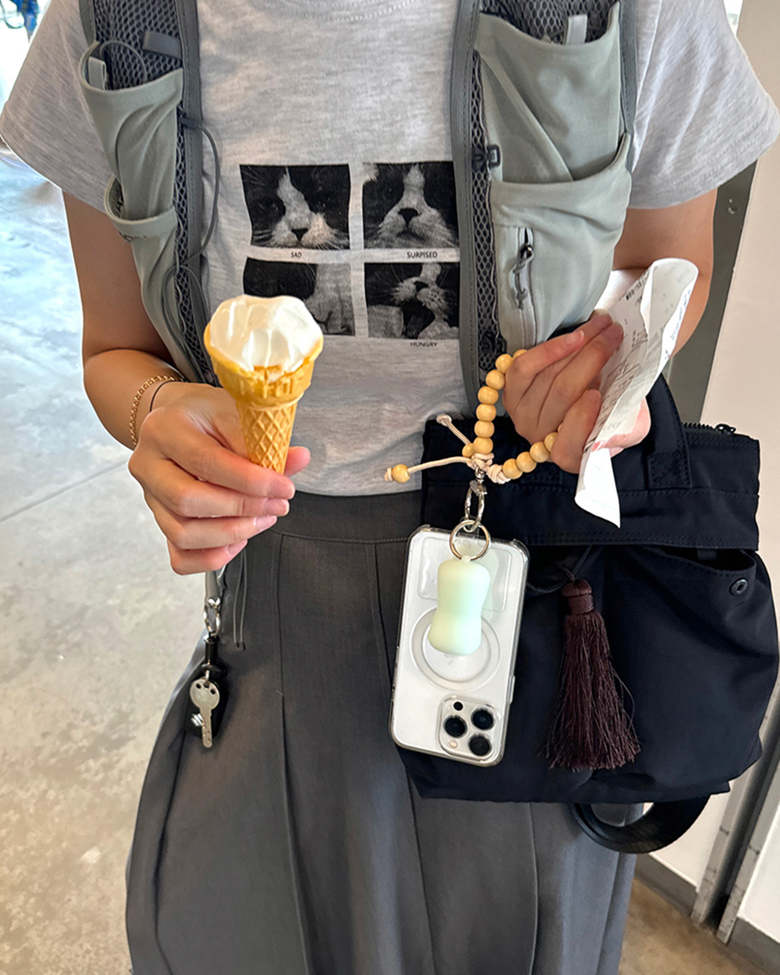 12回再販](ORIGINAL) ミニマルチポケットクロスバッグ | ファッション