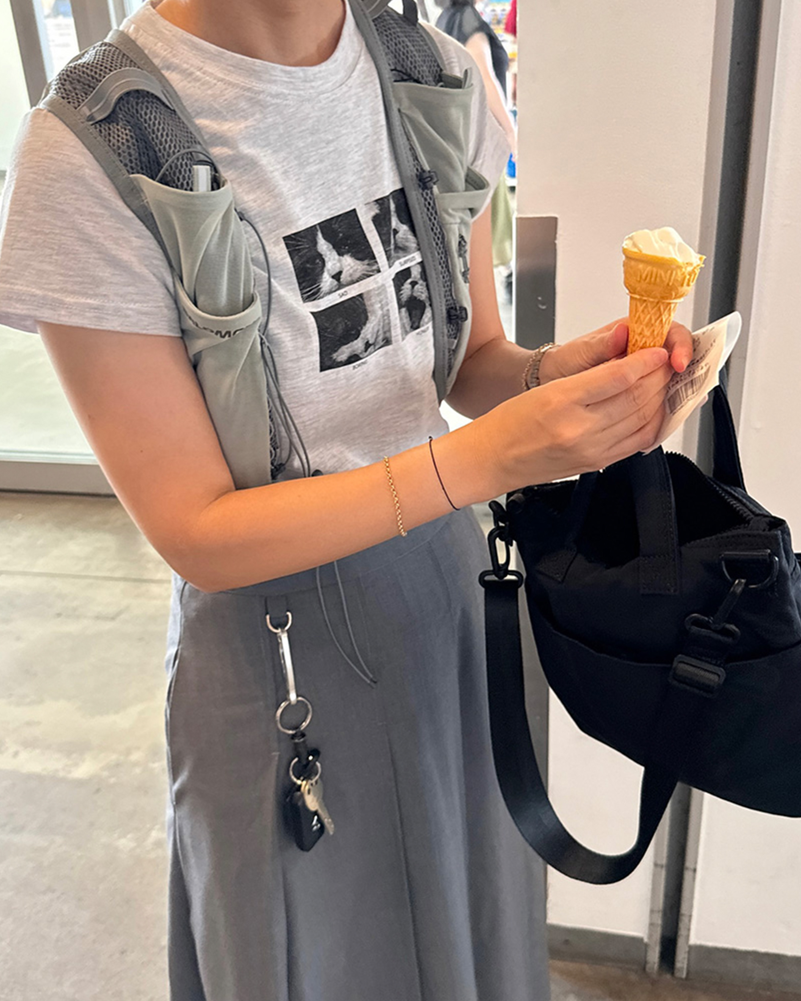 12回再販](ORIGINAL) ミニマルチポケットクロスバッグ | ファッション