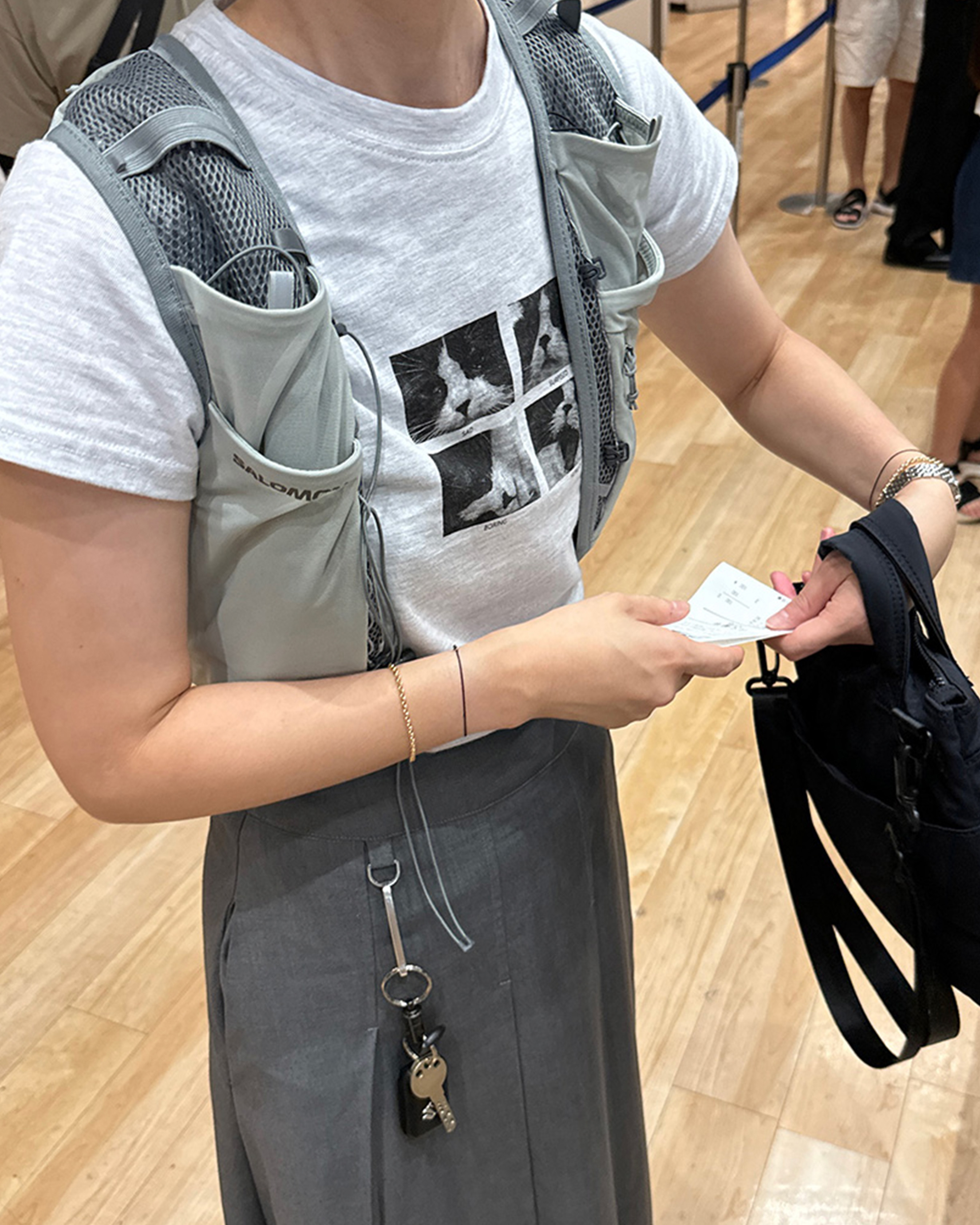 12回再販](ORIGINAL) ミニマルチポケットクロスバッグ | ファッション