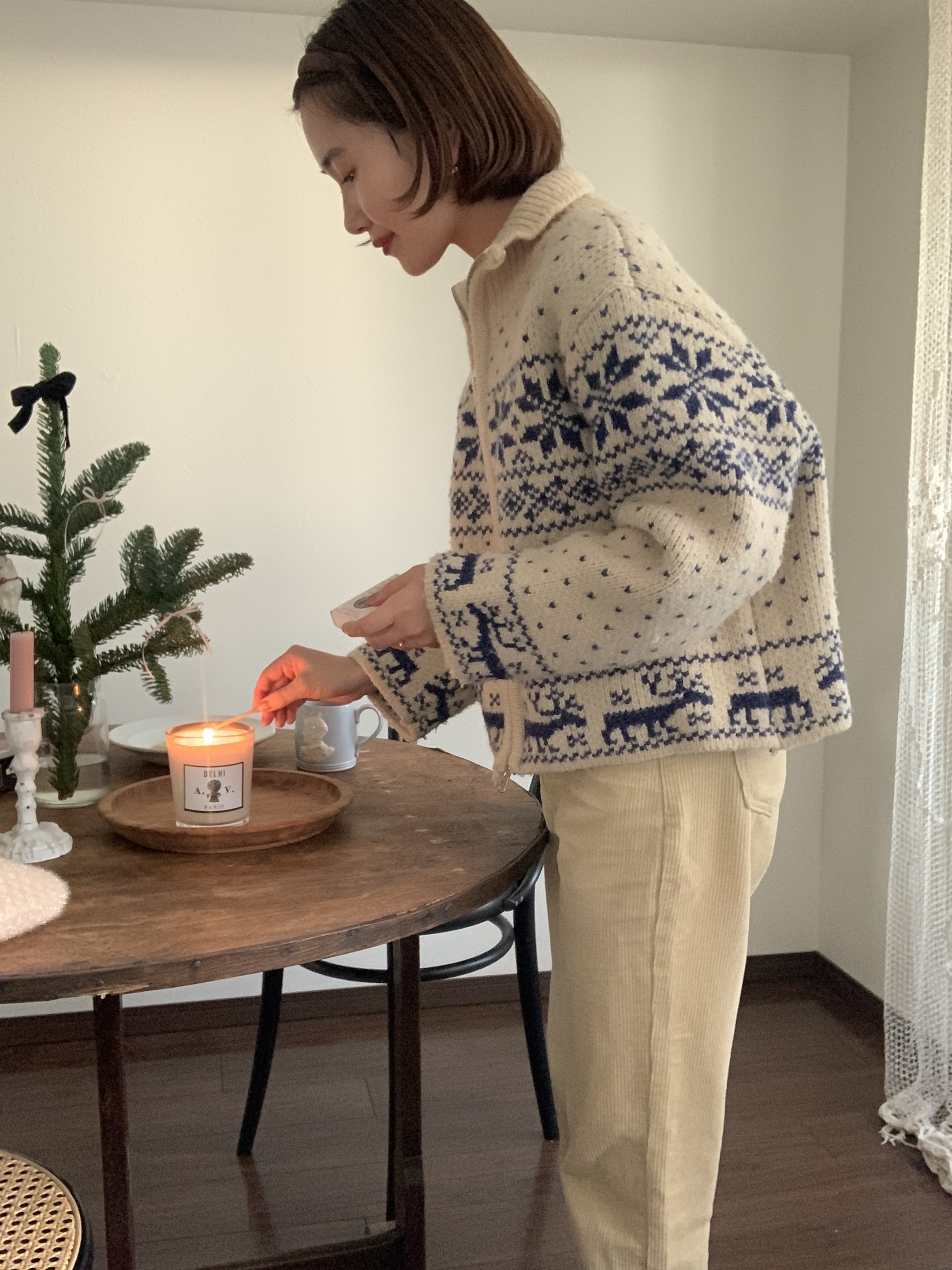 ノルディックジップカーディガン | ファッション通販サイト NUGU