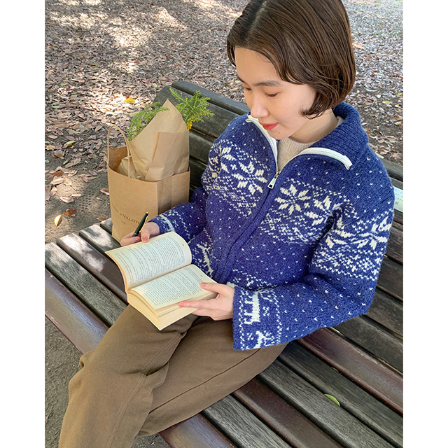 ノルディックジップカーディガン | ファッション通販サイト NUGU