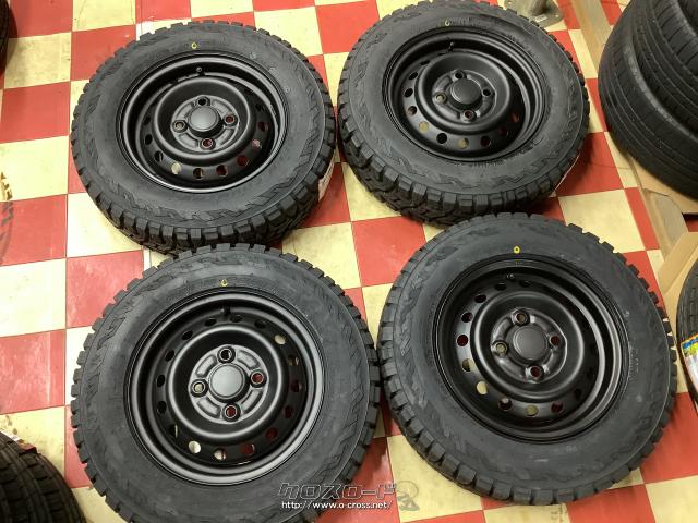 ホイール・タイヤ・12インチ美品スズキキャリィ純正スチール(マット)4