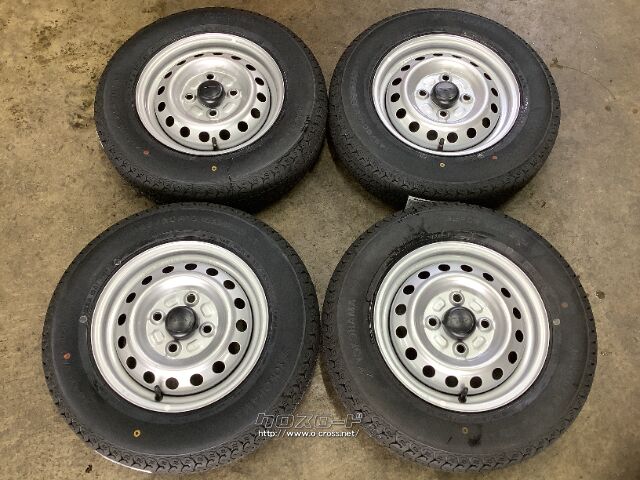 ホイール・タイヤ・12インチ新車外しダイハツハイゼット純正スチール 4