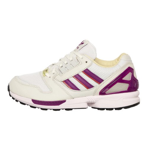 adidas Originals ZX 8000 / CRYSTAL WHITE / GLORY PURPLE / ORANGE