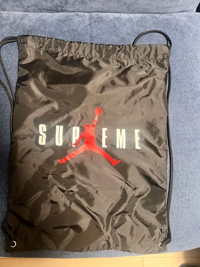 Supreme x Jordan Drawstring Bag 