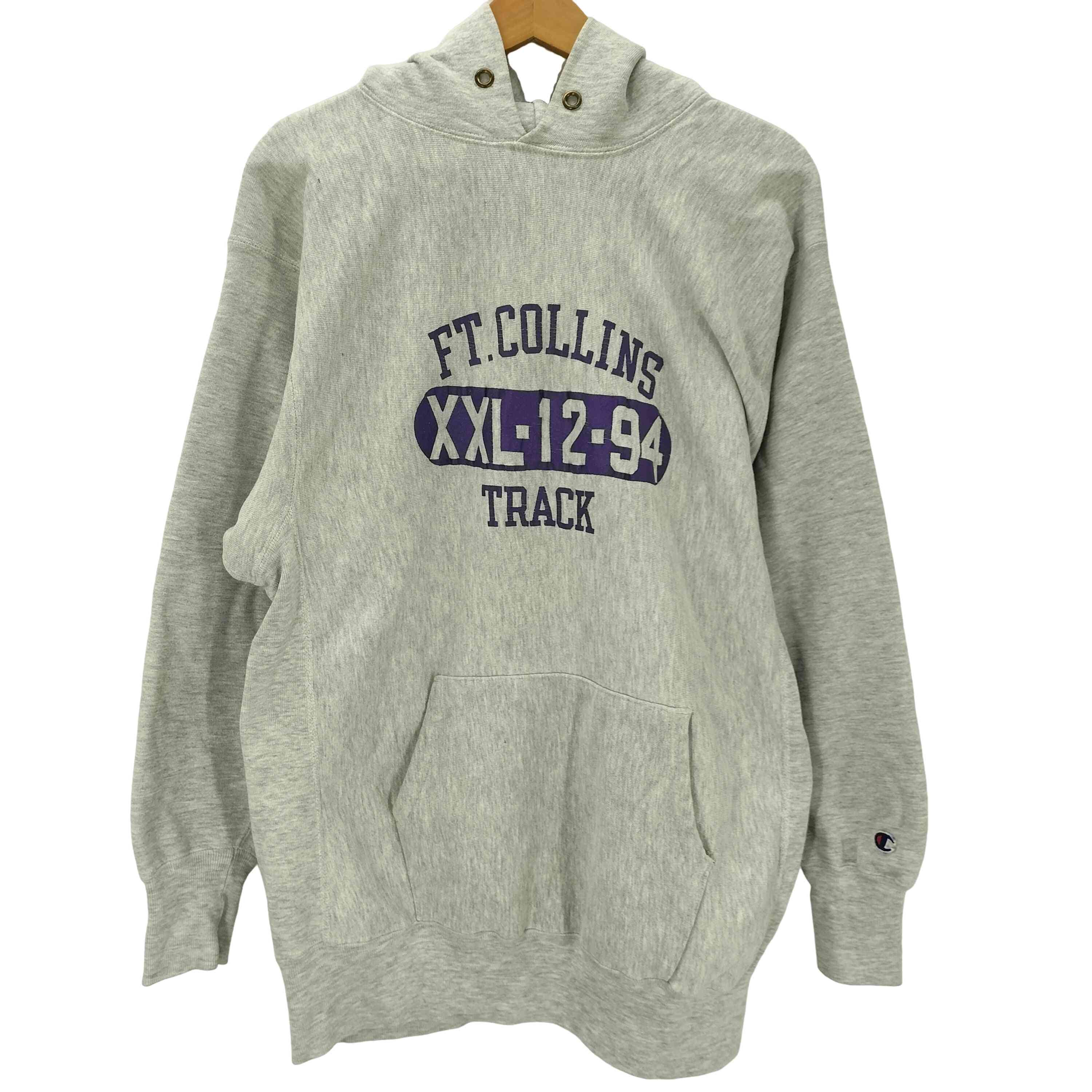 D (傷や汚れあり)】90S 刺繍タグ 前期 USA製 REVERSE WEAVE カプセル