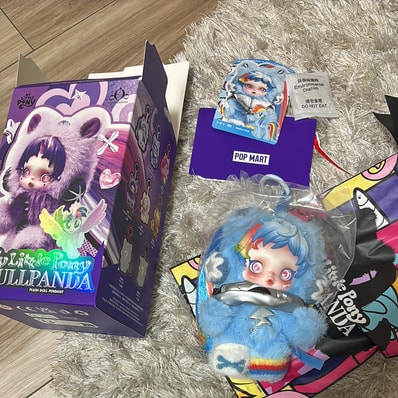 ポップマート スカルパンダ × マイリトルポニー シリーズ ぬいぐるみ
