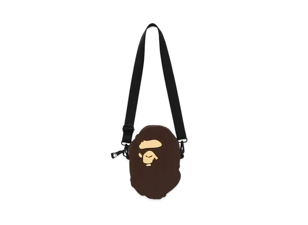 A BATHING APE Ape Head Silicon Shoulder Bag 