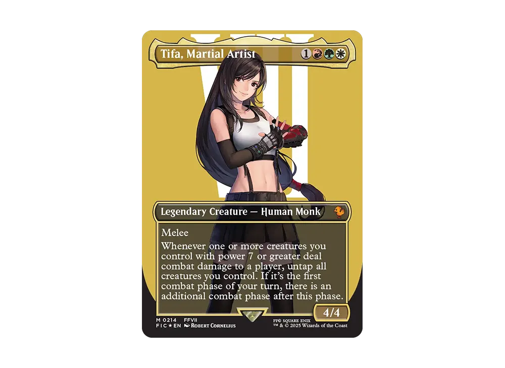 格闘家、ティファ M :サージ Foil :ボーダーレス版 [FIC 0214]【日本語