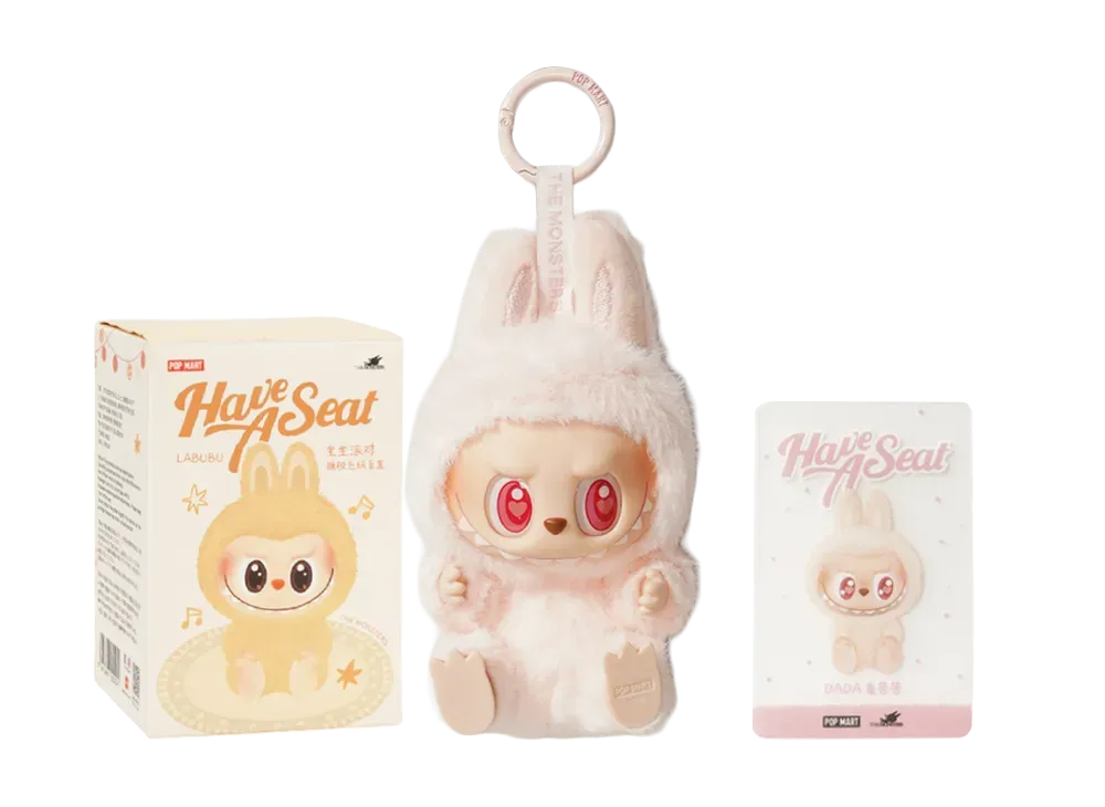 ポップマート ザ モンスターズ (ラブブ) ハブアシート ぬいぐるみ