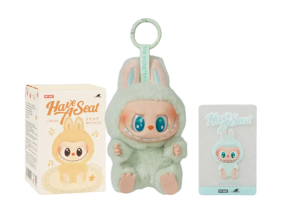 ポップマート ザ モンスターズ (ラブブ) ハブアシート ぬいぐるみ