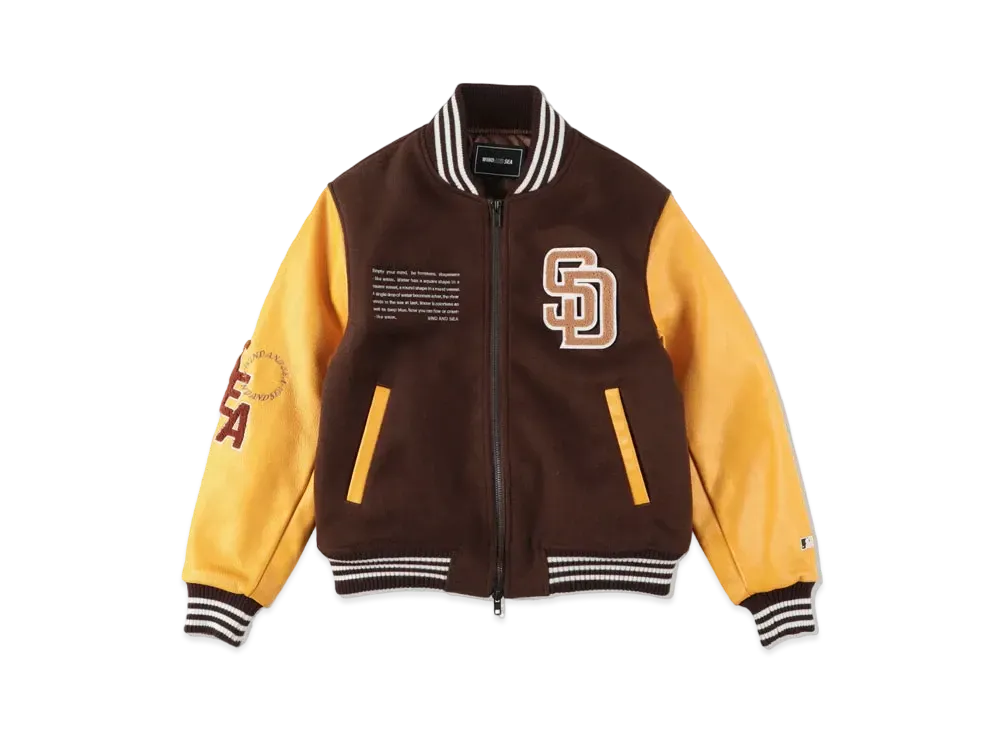 ウィンダンシー xパドレス Varsity Jacket コラボスタジャン 1/21発売