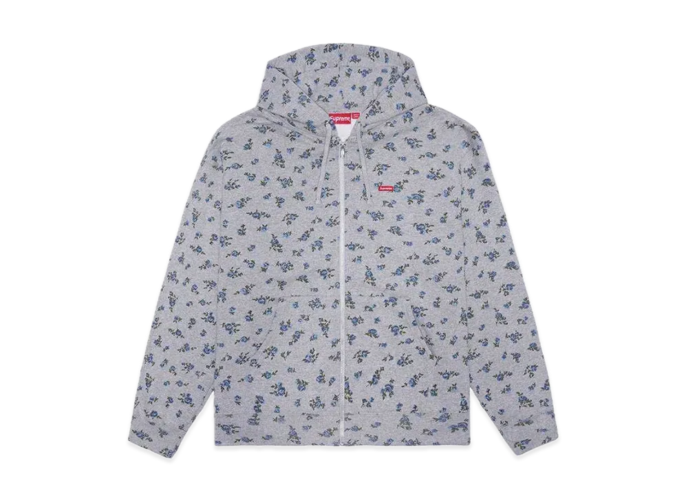 Supreme Small Box Zip Up Hooded Sweatshirt 