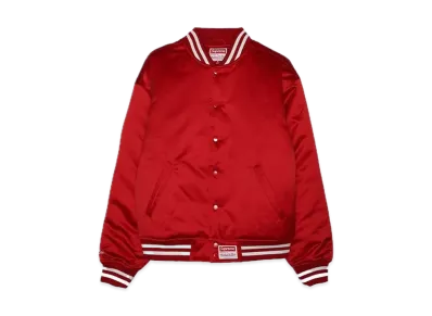 Supreme x Mitchell & Ness Satin Varsity Jacket 