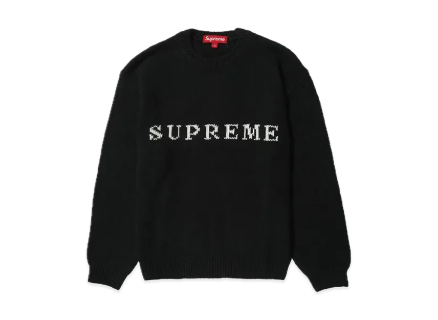 Supreme Contrast Logo Sweater 