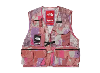Supreme Brushed Argyle Zip Up Vest 