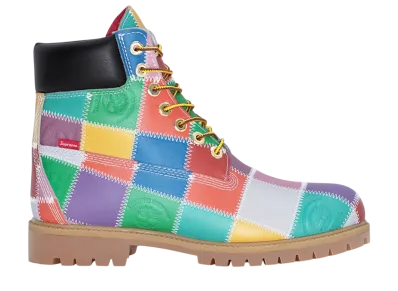 Supreme × Timberland Diamond Plate 6inch Premium Waterproof Boot