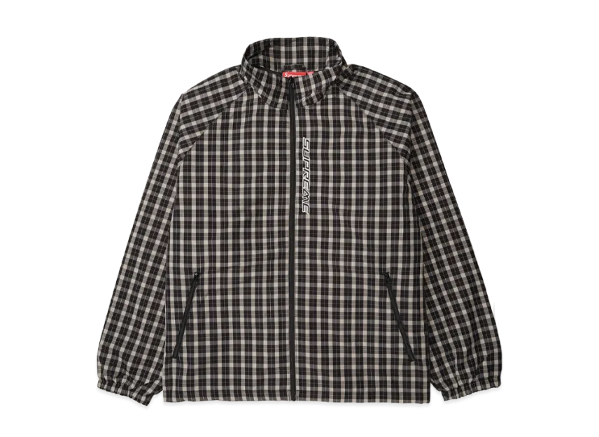 Supreme Plaid Track Jacket 