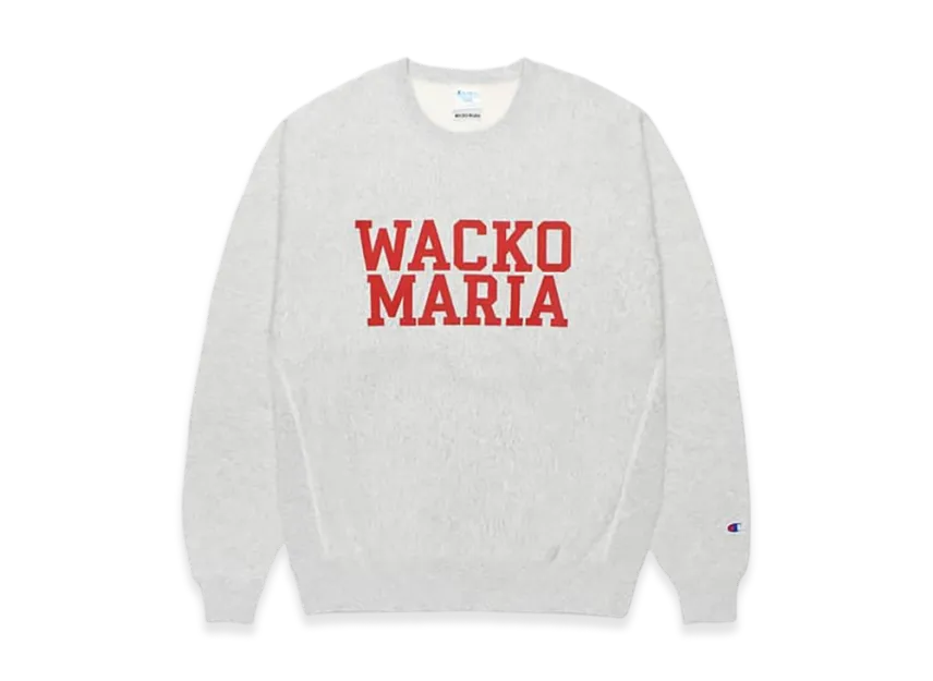 WACKO MARIA x Champion Reverse Weave Crew Neck Sweat Shirt 