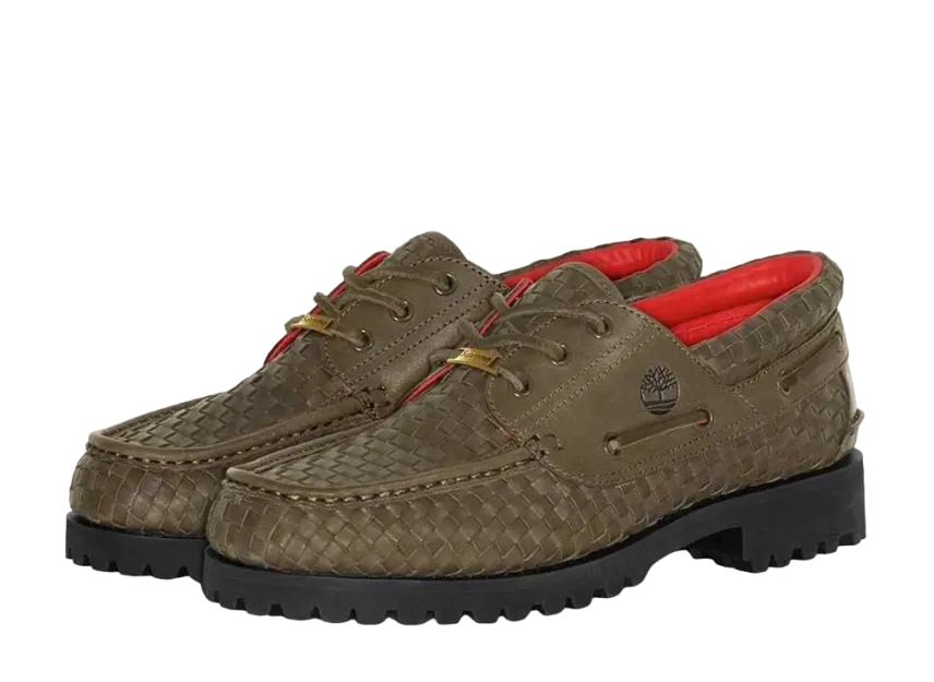 Timberland × Supreme Woven 3 Eye Lug Shoe 