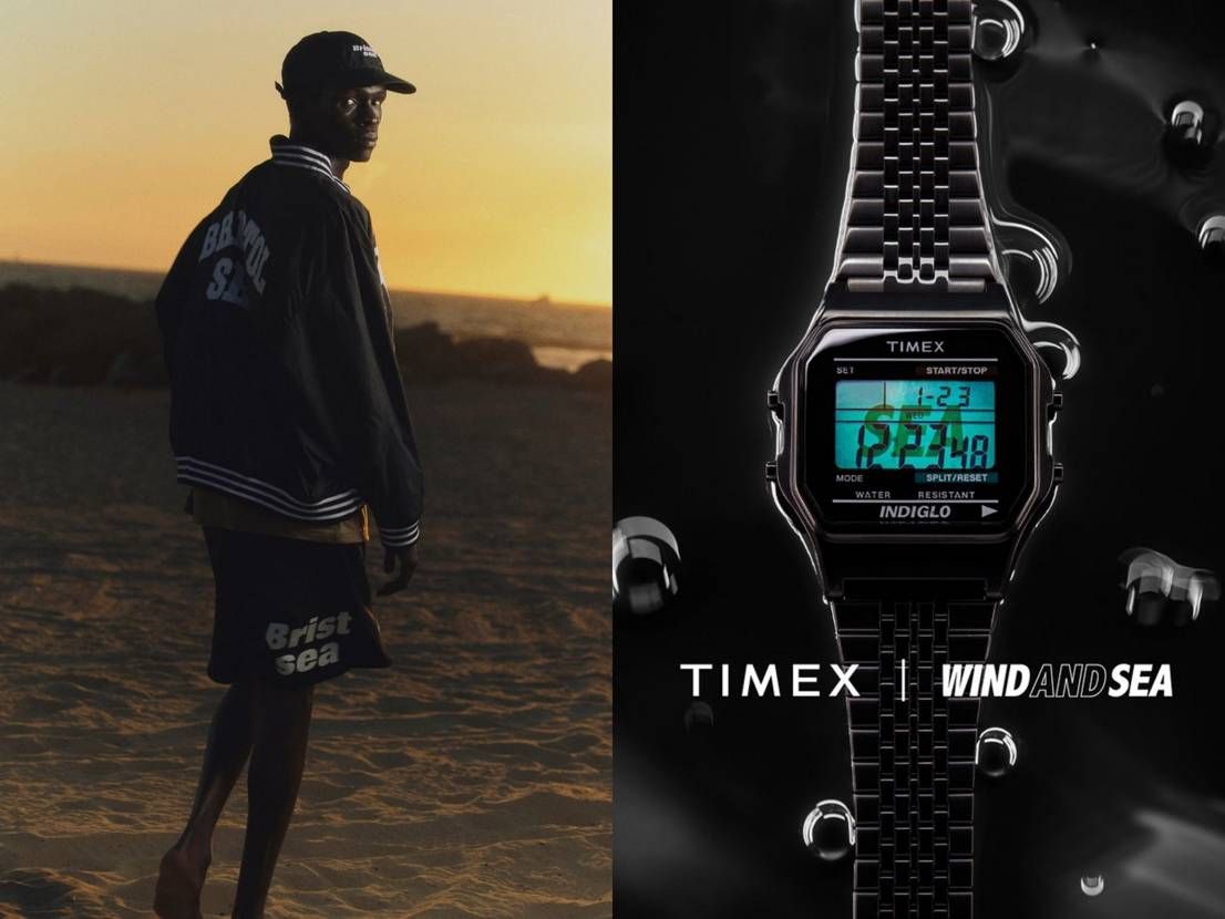 スニダンで購入可】5/28発売 F.C.Real Bristol / TIMEX / × WIND AND