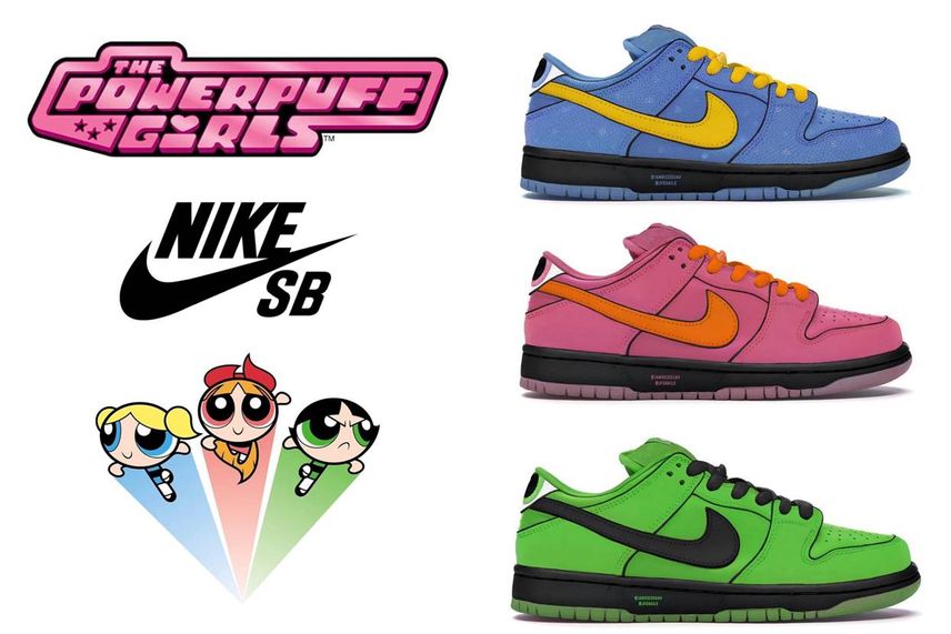 The Powerpuff Girls × Nike SB TD Dunk Low Pro QS 