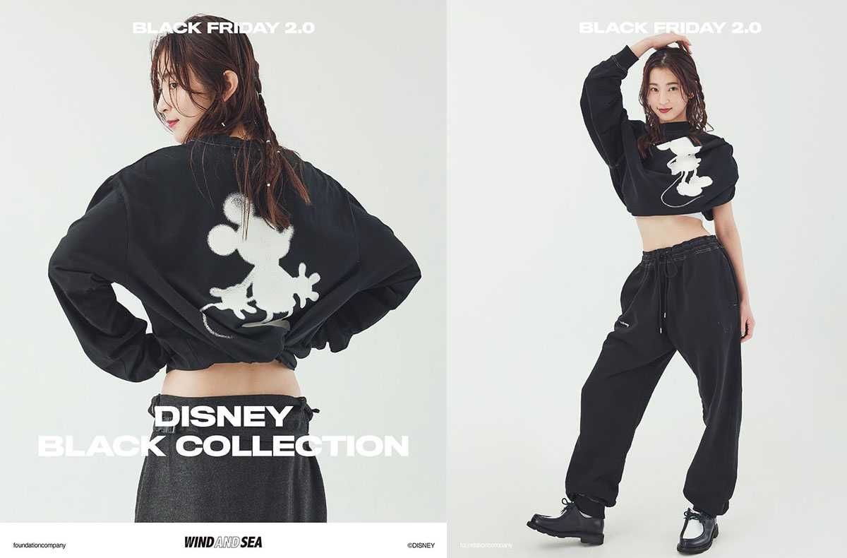 12/4発売｜WIND AND SEA × Disney Black collection 